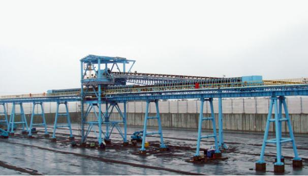 粉粒體輸送,BULK SOLID HANDLING,飛灰固化,FLY ASH SOLIDIFICATION-Belt Conveyors-Shuttle Conveyor