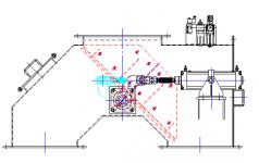 粉粒體輸送,BULK SOLID HANDLING,飛灰固化,FLY ASH SOLIDIFICATION-Diverter Chute-Two Way Chute